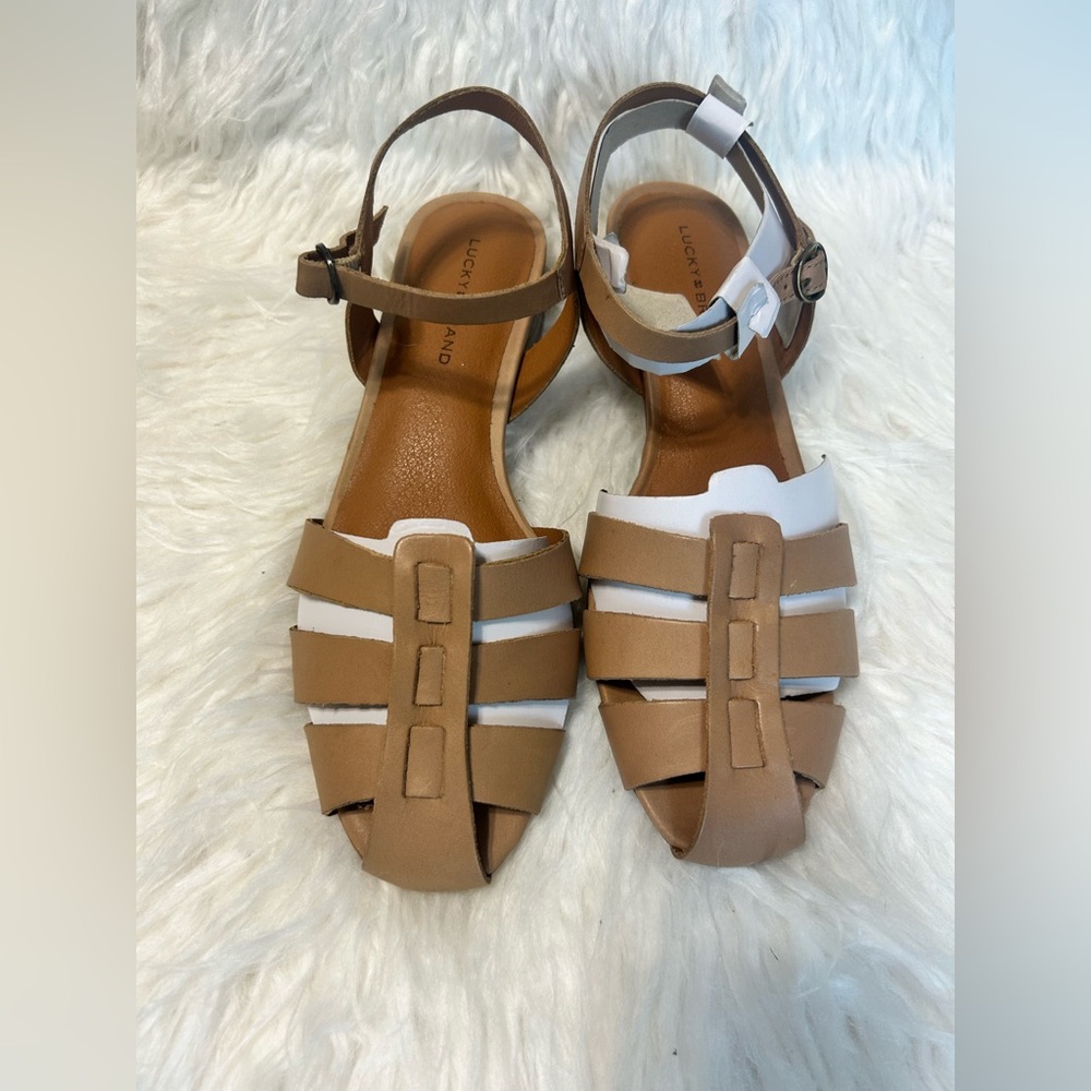 Lucky Brand Rhodonite Sandals, NWT